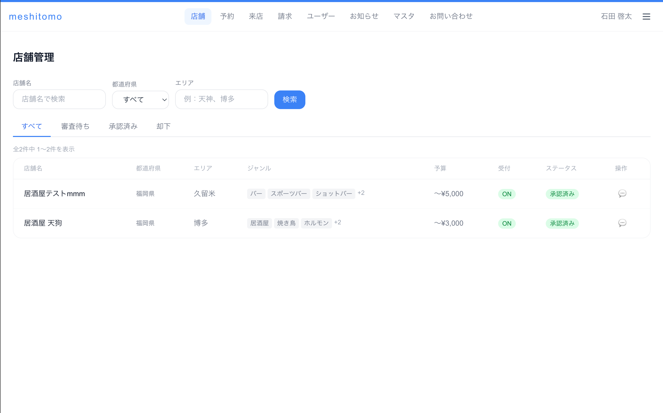 店舗管理